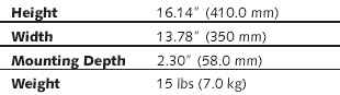 Industrial Touchscreen Dimensions